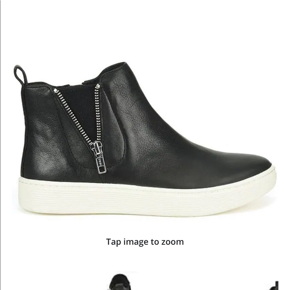 NIB Sofft Britton Zip Waterproof High-Top Sneakers